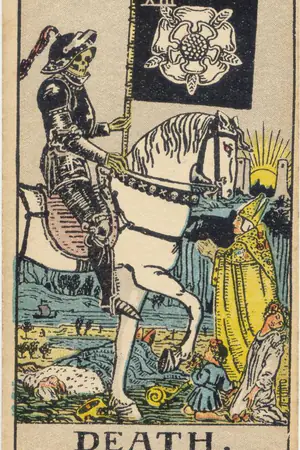 Upright Major Arcana card 13, Death
