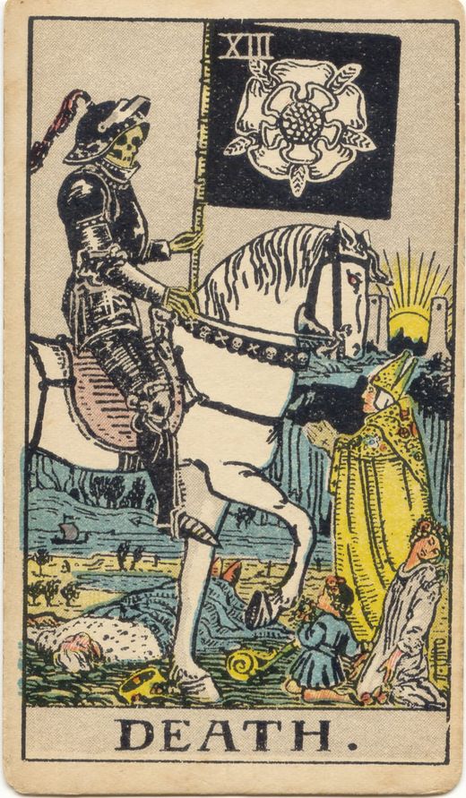 Upright Major Arcana card 13, Death