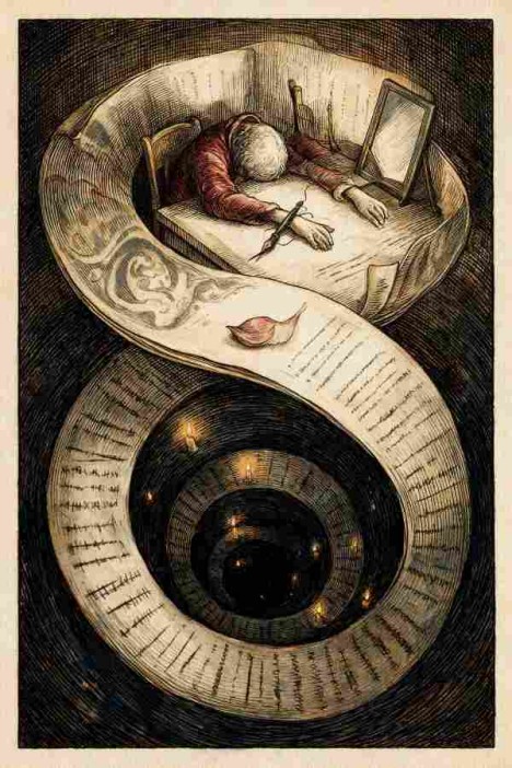 Reverse Tarot card 10, The Diary