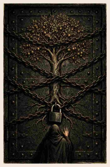 Reverse Tarot card 15, The Chain