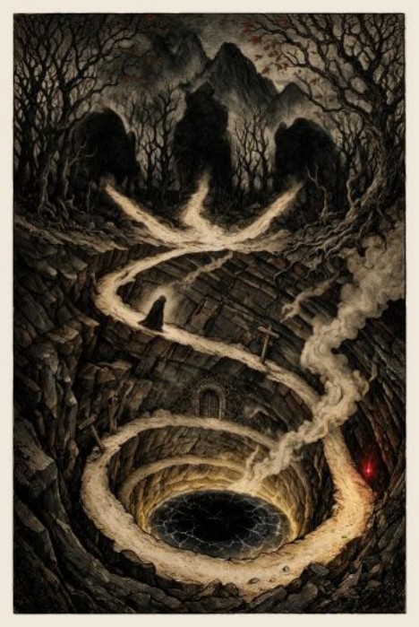 Reverse Tarot card 16, The Road