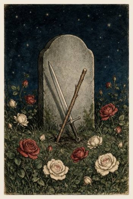 Reverse Tarot card 17, The Grave